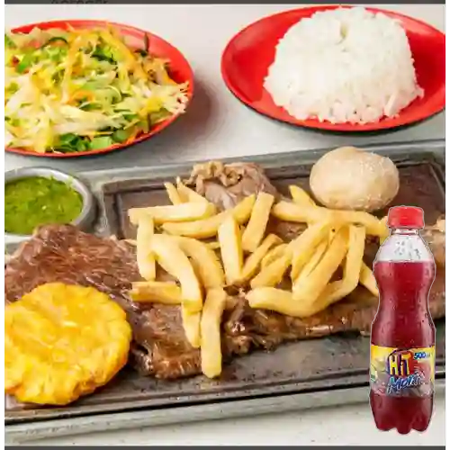 Combo Carne a la Plancha + Hit Mora 500 ml