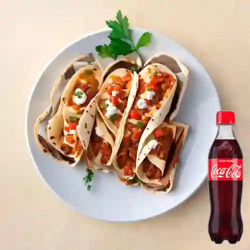 Combo Enchiladas Zacatecas +Cocacola Orig 400ml