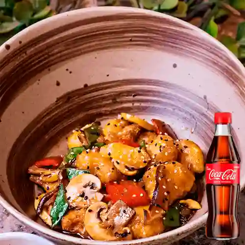 Combo Pollo a la Naranja + Coca Cola Original 300ML