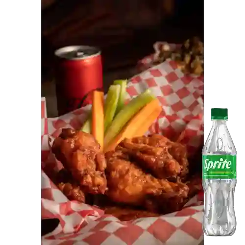 Combo Alitas X 8 + Sprite Original 400ml