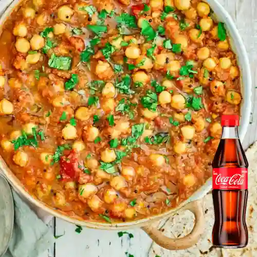 Combo Chana Masala + Coca Cola Original 300ML