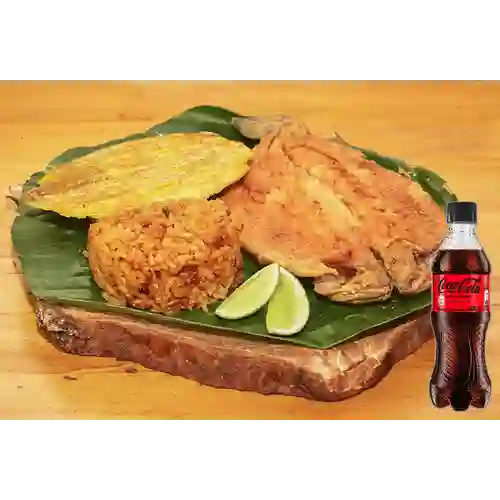 Combo Trucha Frita + Coca Cola Sin Azúcar 400 ml
