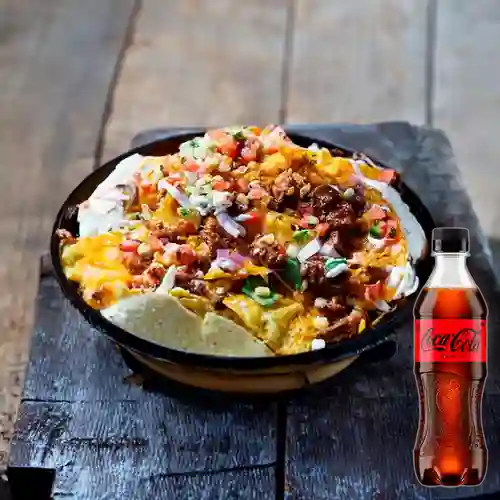 Combo Nachos Al Pastor + Coca-Cola ZERO 400ml