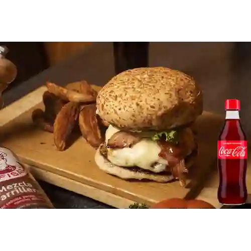 Combo Steak Clásica + Coca-Cola Sabor Original 350 ml