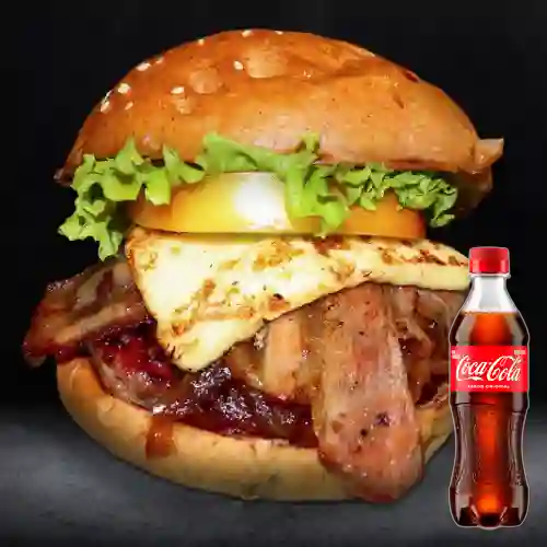 Combo Hamburguesa Sweet Burger +Cocacola Orig 400ml