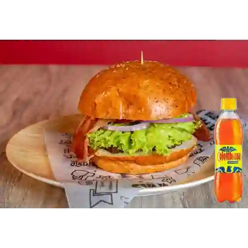 Combo Hamburguesa Angus Especial + Colombiana 400 ml