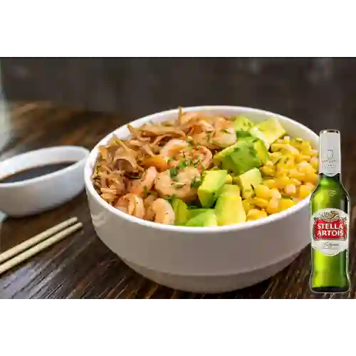Combo Poke Barcelona + Stella Artois 335 ml