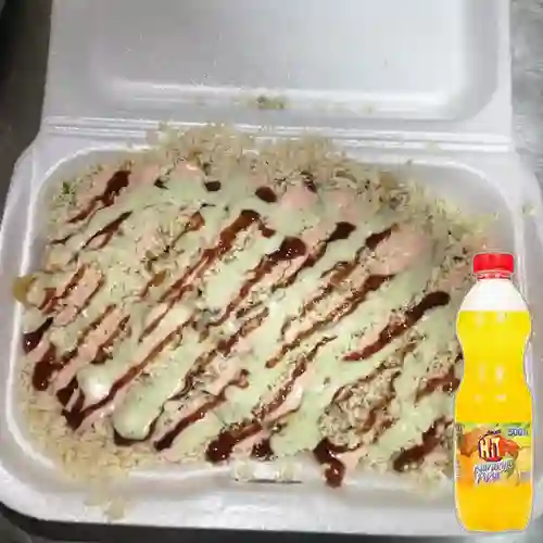 Combo Mandi Desmechado + Hit Naranja Piña 500 ml