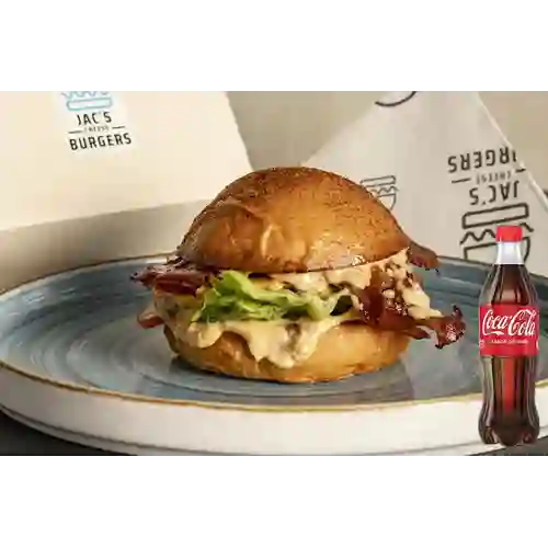 Bacon Cheese Burger +cocacola Orig 500ml