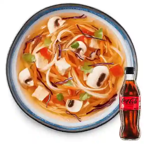 Combo Sopa Limonaria Picante + Coca Cola Sin Azúcar 300ML