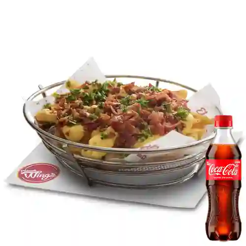 Combo Cheese & Bacon Fries + Coca Cola Original 400 ml