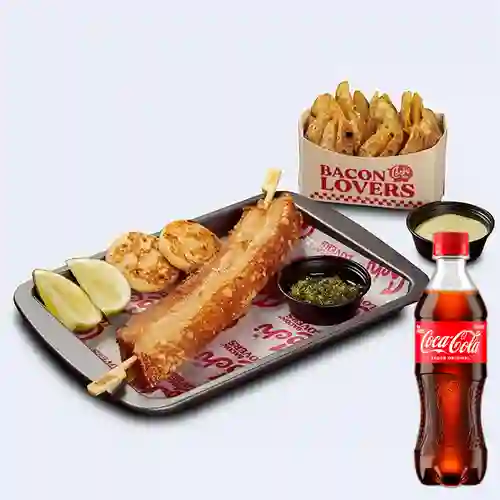 Chuzo de Chicharrón Porkbelly +Cocacola Org 400ml