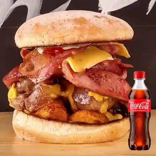 Combo Hamburguesa Vecina + Coca Cola Original 400 ml