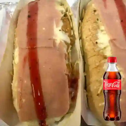Combo Perro Sencillo + Coca Cola Original 400 ml