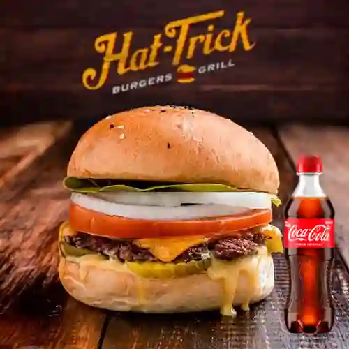 Combo Smashed Burger + Coca Cola Original 400 ml