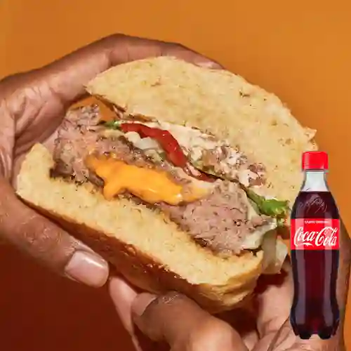 Combo Hamburguesa Cooper + Coca Cola 400ml