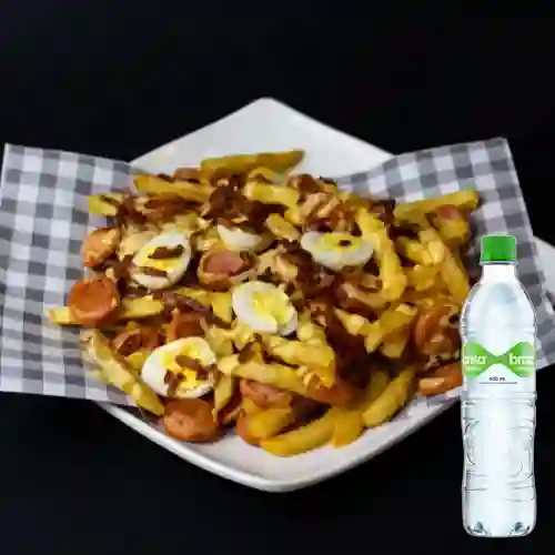 Combo Salchipapa Engallada + Brisa Con Gas 600ML