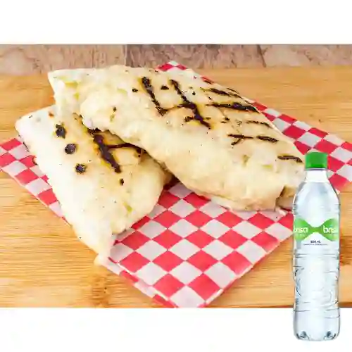 Combo Arepa de Queso + Brisa con Gas 600ML