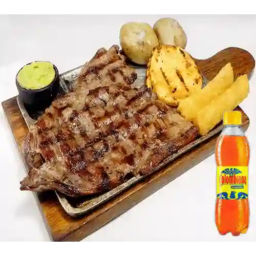 Combo Churrasco a la Parrilla + Colombiana 350 ml