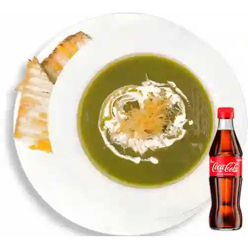 Combo Sopa Alcachofa + Coca Cola Original 300ML
