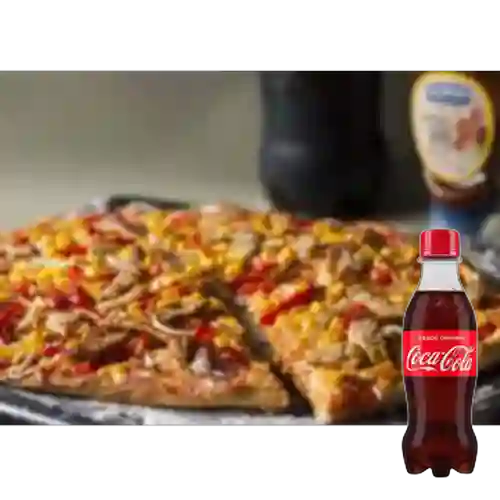 Combo Pizza Mexicana Personal +Cocacola Orig 250ml