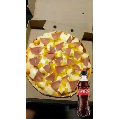 Pizza Clásica Hawaiana Personal +Cocacola S/az 400ML