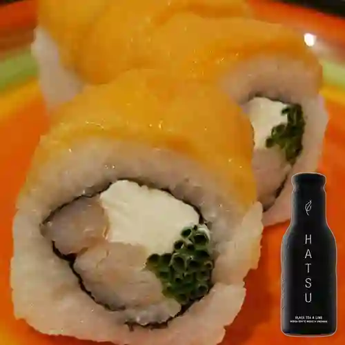Combo Roll en Salmón 2 + Hatsu Negro y Limonada 400 ml