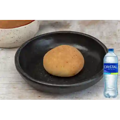 Combo Almojabana + Agua Cristal 300 ml