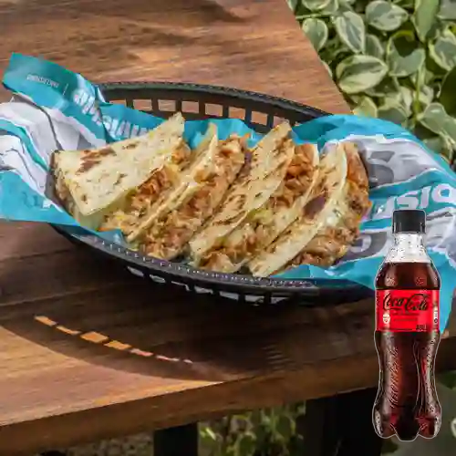 Combo Quesadillas Cochinita Pibil +Cocacola S/az 400ml
