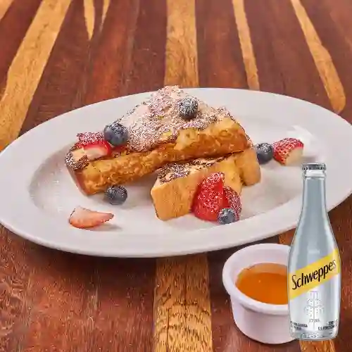 Combo Tostadas Francesas + Soda  Schweppes