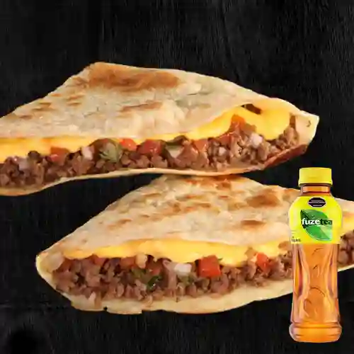 Combo Quesadilla Norteña (460 Gr) + Fuze Tea Limón 400ML