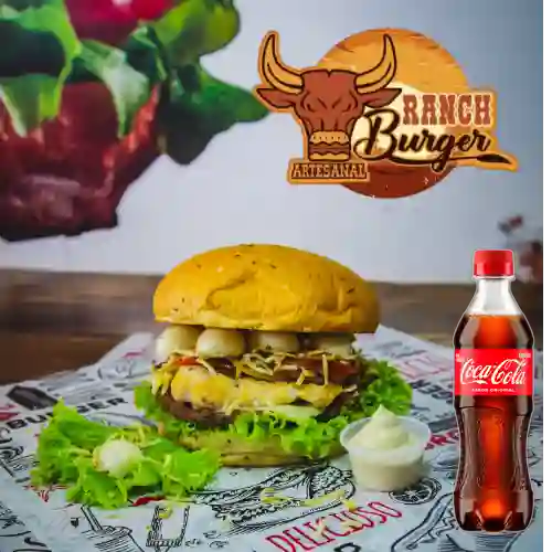 Combo Burger Mix + Coca Cola Original 400 ml
