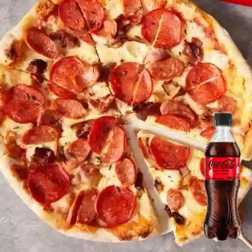 Combo Pizza Maialona + Coca-Cola Sin Azúcar 400 ml
