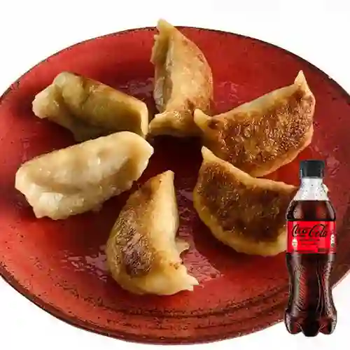 Gyoza Cerdo 6 Und + Empanada Japonesa + CocaCola S/az 400ml