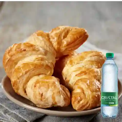 Combo Croissant Queso&Bocadillo +Cristal C/gas 600ml