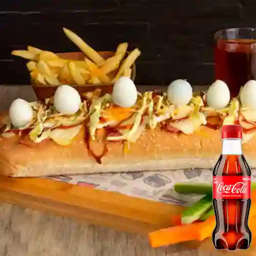 Combo Perro Transmilenio + Coca Cola Original 250ML