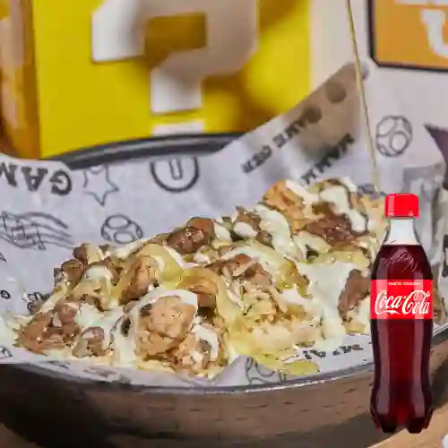 Chuzo Desgranado de Pechuga de Pollo +cocacola 400ml