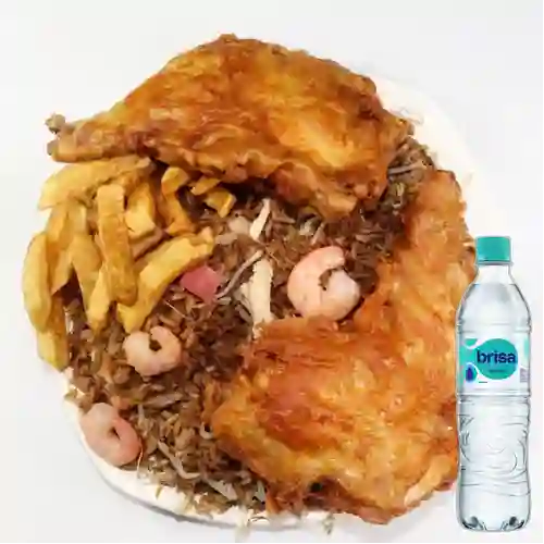 Valenciana c/ 2 Pierna Pernil +Agua Brisa S/Gas 600ml