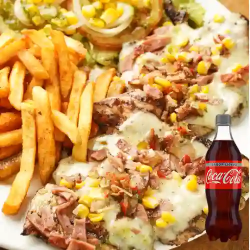 Combo Pechuga + Coca-Cola Sabor Ligero 400 ml