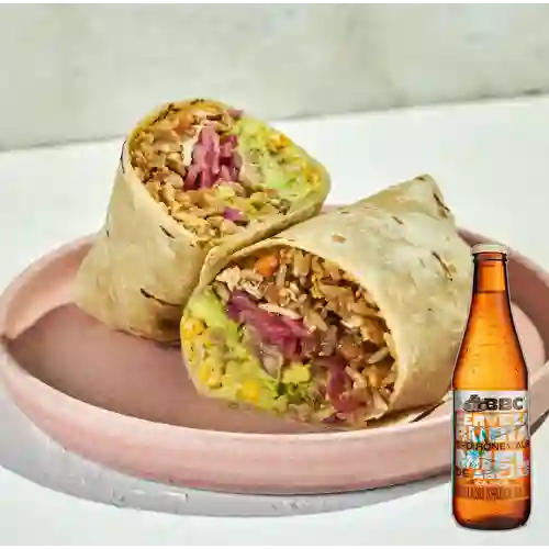 Combo Arma Tu Burrito + BBC Cajicá Miel 330 ml