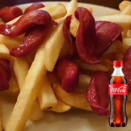 Combo Salchipapa + Coca Cola Original 400 ml