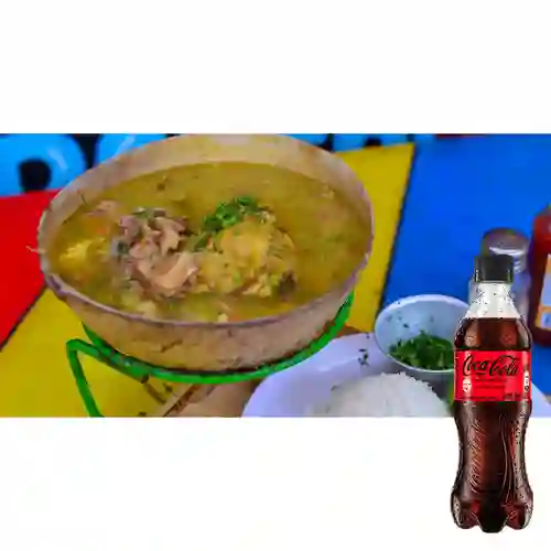 Combo Sancocho Trifásico + Coca Cola Sin Azúcar 400 ml