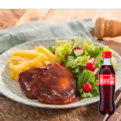 Lomito de Cerdo en Salsa Bbq +Cocacola Org 400ml