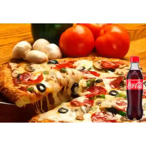 Combo Pizza Santorini +Cocacola Orig 400ml