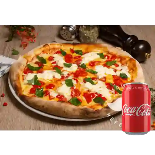 Combo Pizza Margherita/bufala +Cocacola Orig 330 ml