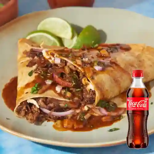 Combo Quesabirria + Coca Cola Original 400 ml