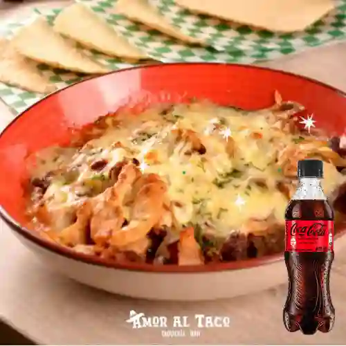 Combo Fajitas Mixtas + Coca Cola Sin Azúcar 400 ml