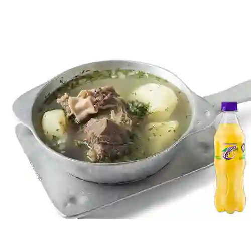 Caldo de Costilla c/ Huevos al Gusto +Quatro Org 400ML