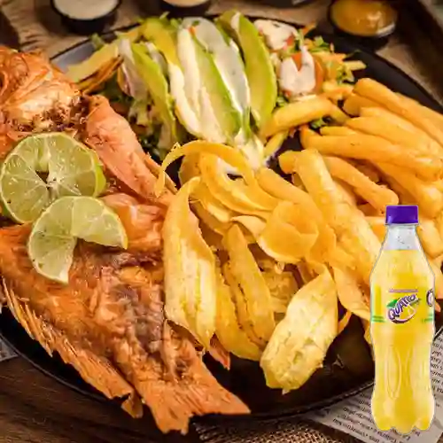 Combo Mojarra Frita + Quatro Original 400ML