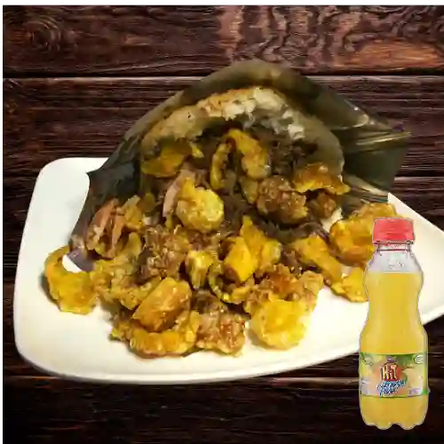 Combo Arepa con 3 Opciones + Hit Naranja Piña 300 ml